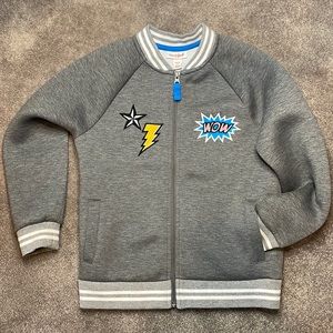 Youth small (6/7) gray zip up jacket. Cat & Jack. Excellent condition!